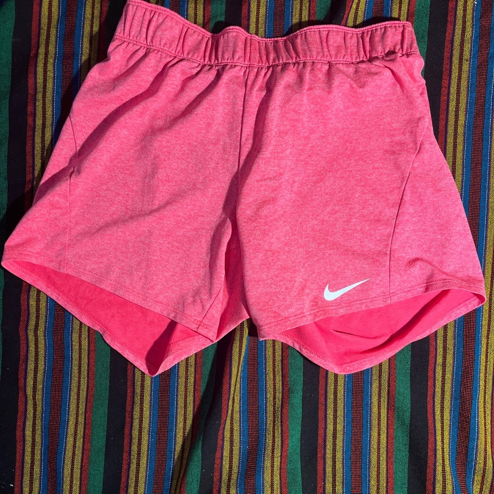 Nike hot pink athletic shorts